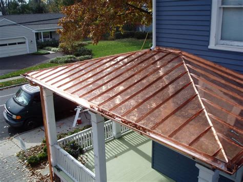 Copper Roof Panels And Installing A Flat Seam Copper Roof Jlc Online