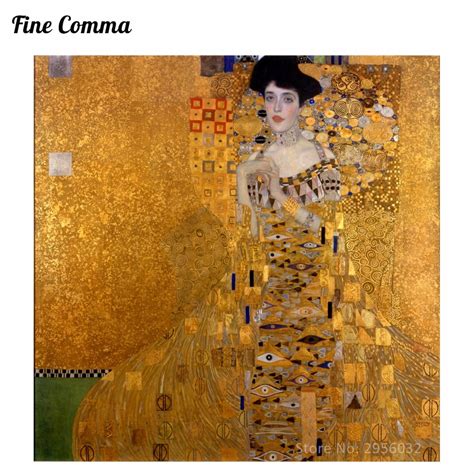 Adele was the wife of a wealthy industrialist in vienna where klimt lived and worked. Aliexpress.com : Buy Gustav Klimt Golden Lady The Lady woman in Gold Canvas Painting Wall Art ...