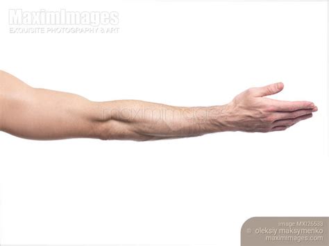 Photo Of Extended Man Arm Isolated Stock Image Mxi26533