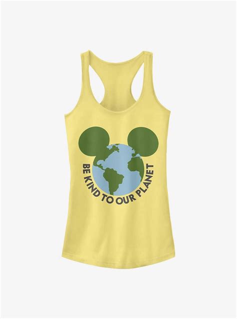 Disney Mickey Mouse Be Kind To Our Planet Girls Tank In 2022 Tank