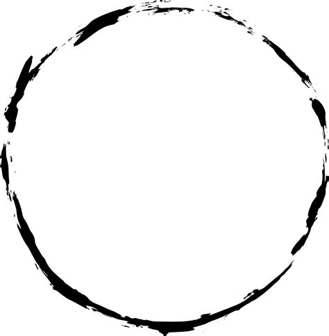 Download Grunge Brush Circle Transparent Png Stickpng