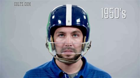 Through The Decades Football Helmet Youtube