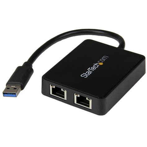 Usb32000spt Usb 30 To Dual Port Gigabit Ethernet Adapter