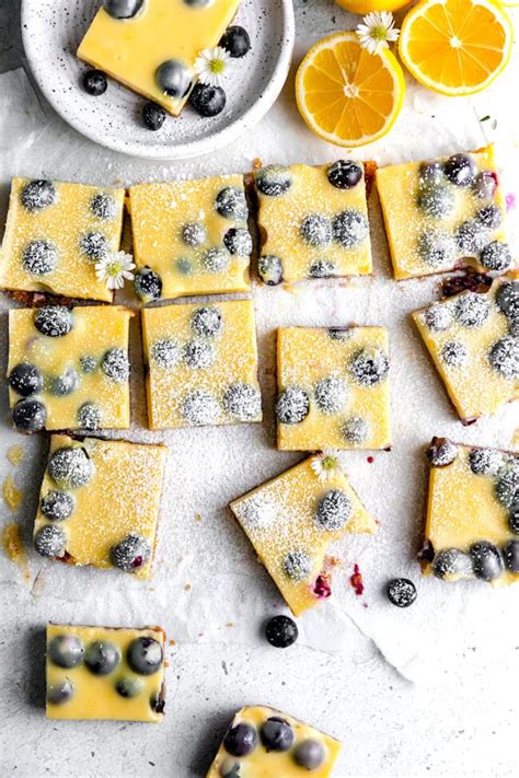 Lemon Blueberry Bars Recipe Summer Favorite Two Peas And Their Pod