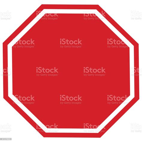 Blank Stop Sign Stock Photo Download Image Now Stop Sign Blank