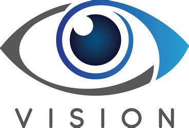 Eye Logo Design Templatecreative Camera Media Vector Image