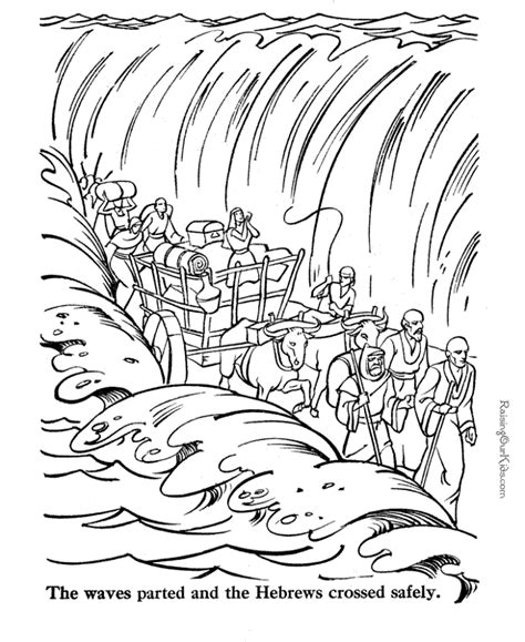 See also these coloring pages below: bible coloring pages- parting of the red sea | Páginas de ...