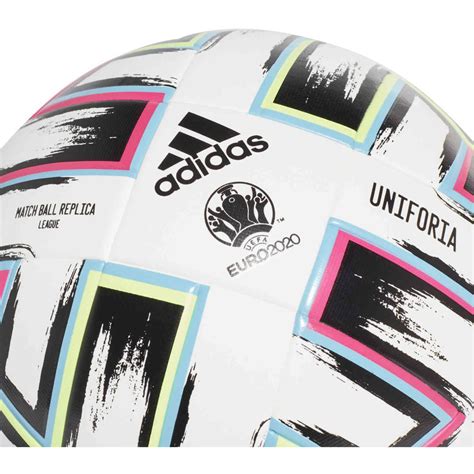 Built for kickabouts, this ball is styled after the one used in this season's group. adidas Uniforia League Soccer Ball - Euro 2020 - SoccerPro