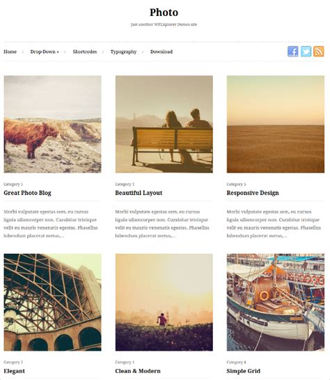 21 Photo Gallery Wordpress Themes And Templates