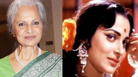 waheeda rehman biography hindi अभिनेत्री वहीदा रेहमान की जीवनी