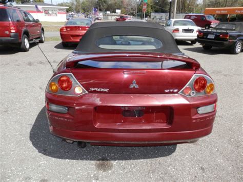 They were built during mitsubishi motors' close relationship with chrysl. 2003 Mitsubishi Eclipse Spyder GTS Convertible