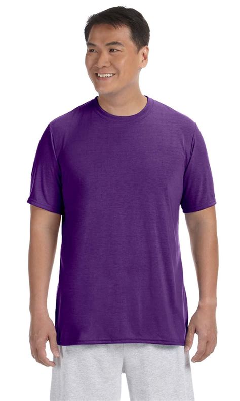 The Gildan Adult Performance 5 Oz T Shirt Purple 2xl