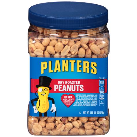 Planters Dry Roasted Peanuts 216 Lb Container