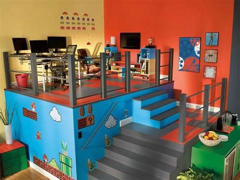 21 Truly Awesome Video Game Room Ideas U Me And The Kids