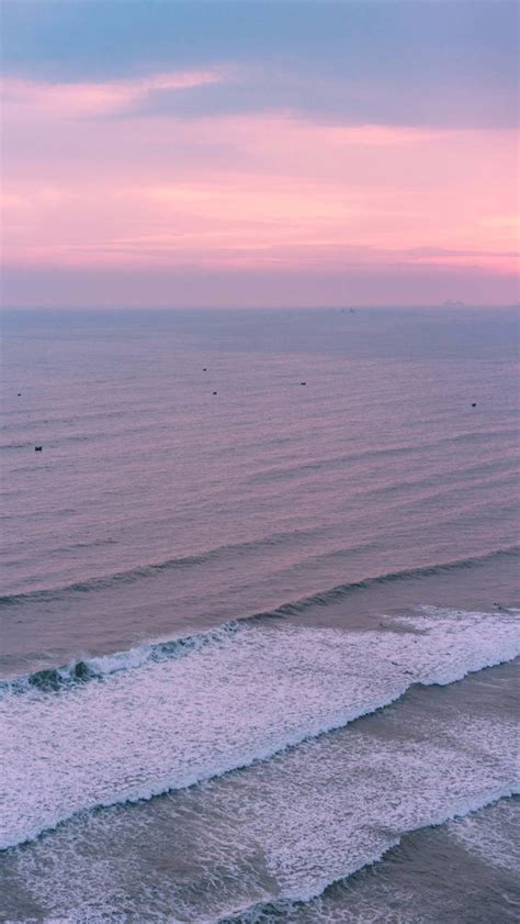 Pink Ocean Wallpapers Top Free Pink Ocean Backgrounds Wallpaperaccess