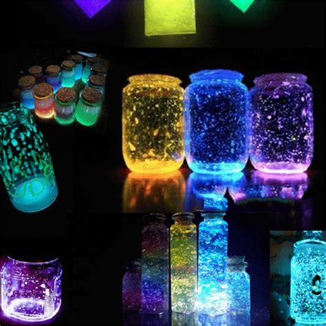 Mixed Resin Jewelry DIY Making Craft Glow In The Dark Powder Luminous