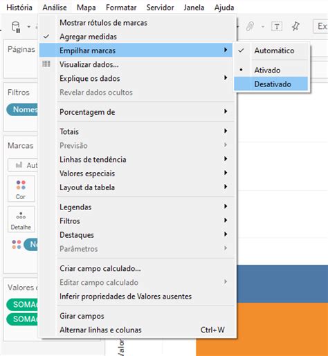 P A T H Dicas Tableau Eixo combinado Diferença no Tableau Desktop x Explorer