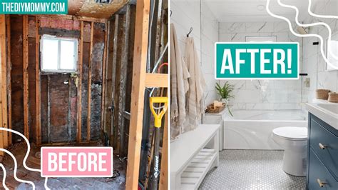 Diy Small Bathroom Renovation With Extreme Before And After Lake House