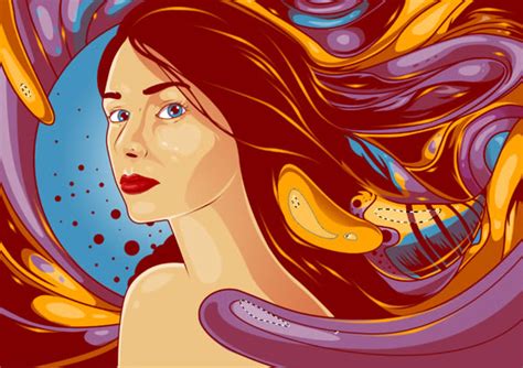 Create A Flowing Vexel Illustration In Photoshop