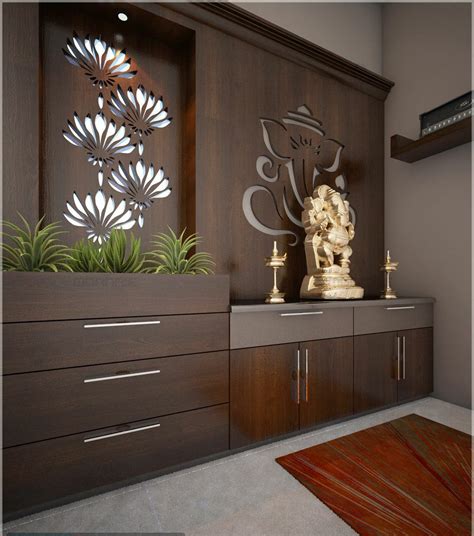 Temple Partition Design Pooja Room Design Living Room Partition