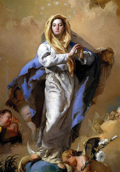 Virgin Mary Art Print Colonial Art Our Lady Of The Immaculate