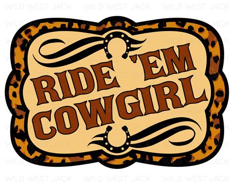 Ride Em Cowgirl Digital Download Sublimation Png Etsy