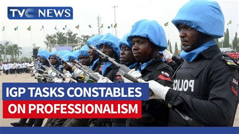 Igp Tasks Newly Recruited Constables On Professionalism Youtube