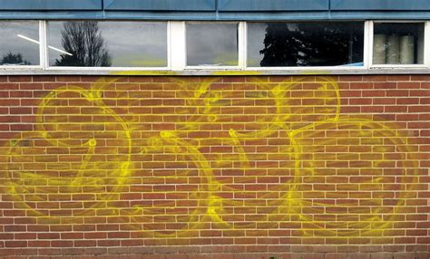 Edenbridge Police Arrest Man 31 After Graffiti Sprayed On Building