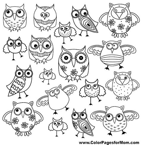Owl Coloring Page 1