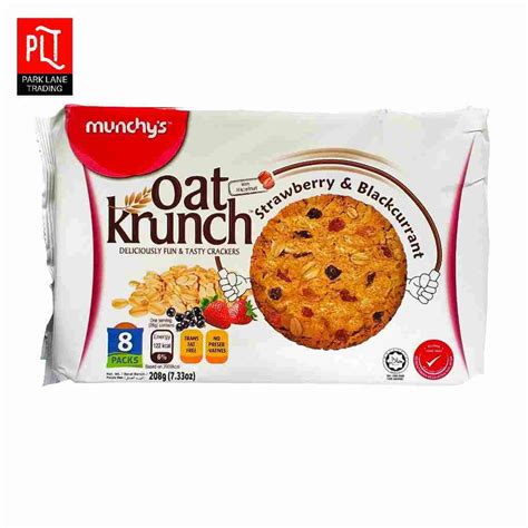 Tersedia dengan pilihan kranberi dan juga biji chia dan susu. Oat Krunch 208G Strawberry Blackcurrant (1Carton X ...