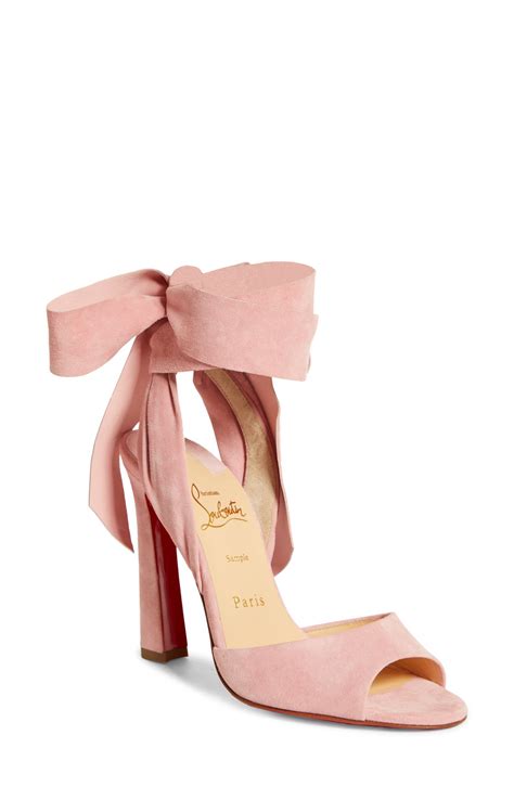 Buy Pink Heels Wrap Around In Stock