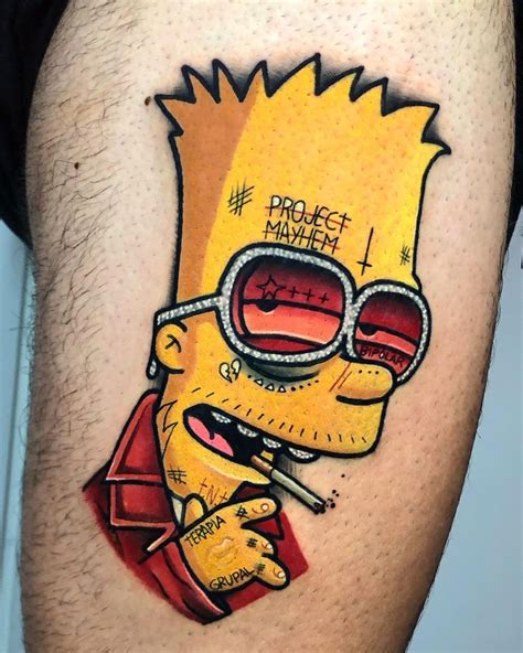 The Simpsons the best tattoos ever iNKPPL Tatuering Målningar Sänggavel
