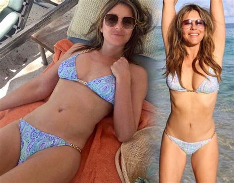 Elizabeth Hurley 52 Exposes Pert Bottom As She Strips Totally Naked