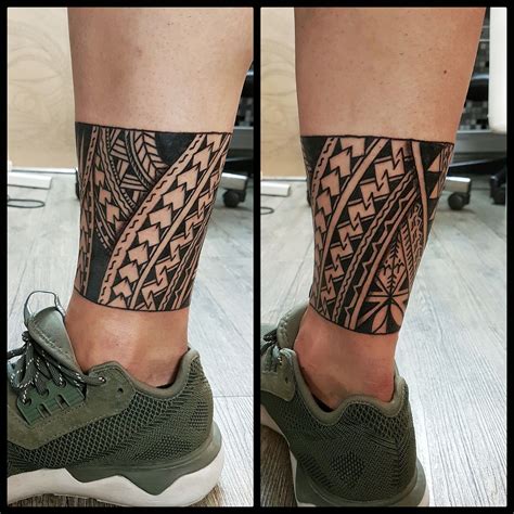 Samoan Tattoos Designs For Ankle Tattoo Men Samoan Tattoo Leg Bands