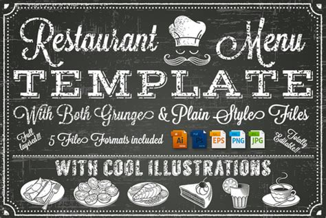 20 Sample Chalkboard Menu Templates Sample Templates