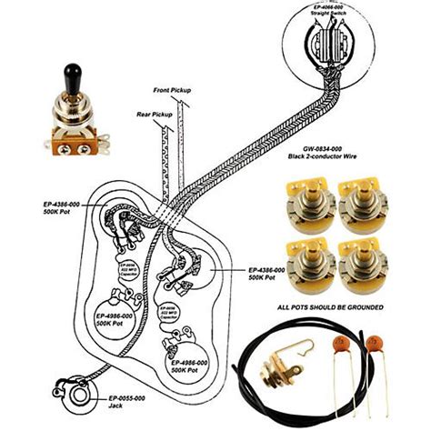 Epiphone les paul wiring diagram you will need a comprehensive expert and easy to understand wiring diagram. Allparts EP-4148-000 Wiring Kit for Epiphone | Musician's Friend