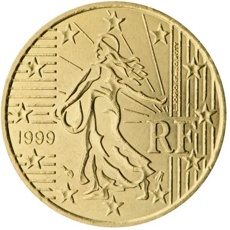 France 50 Cent Coin 1999 Euro Coinstv The Online Eurocoins Catalogue