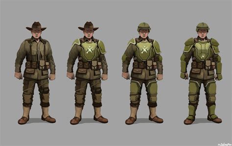 Fallout 4 Utc Minutemen Armour Concept Mkii By Catastrophic Courier On
