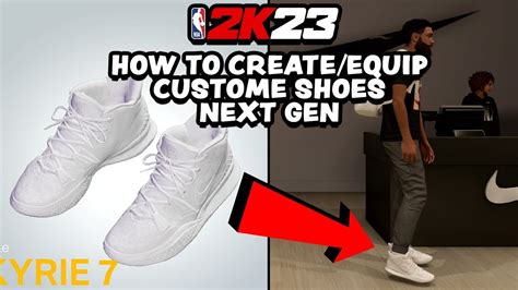 How To Create And Equip Custom Shoes In Nba 2k23 Mycareer Next Gen