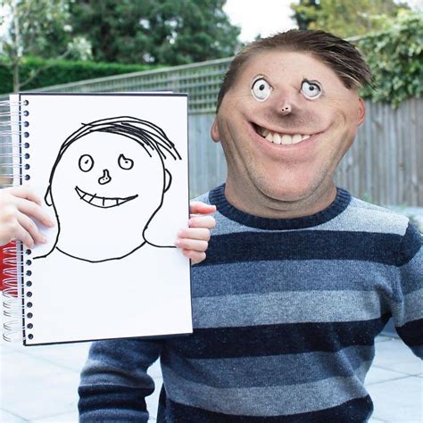 Dad Shows What Would Happen If Childrens Drawings Became Reality And