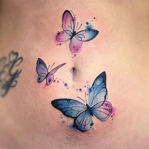 30 Stunning Watercolor Butterfly Tattoos