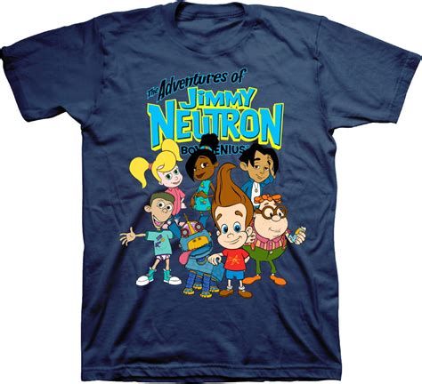 Mens Nickelodeon Jimmy Neutron Shirt The Adventures Of Jimmy Neutron