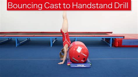 Bouncing Cast To Handstand Drill Youtube