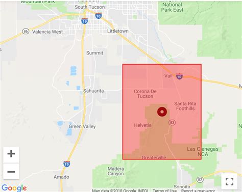 power outage affects more than 1 500 customers southeast of tucson local news