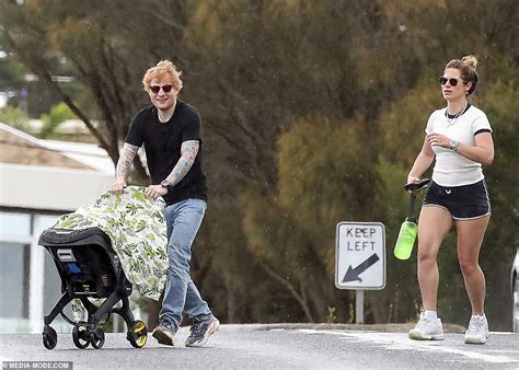 Ed Sheeran And Cherry Seaborn Walk With Daughter Lyra In Victoria S Mornington Peninsula Daily