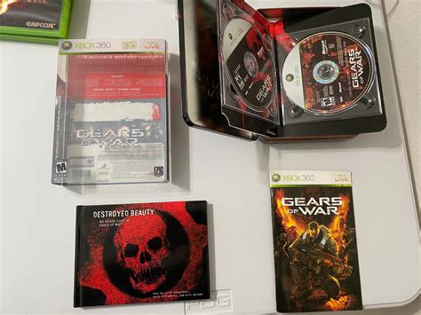 Gears Of War Limited Edition Item Box And Manual Xbox 360