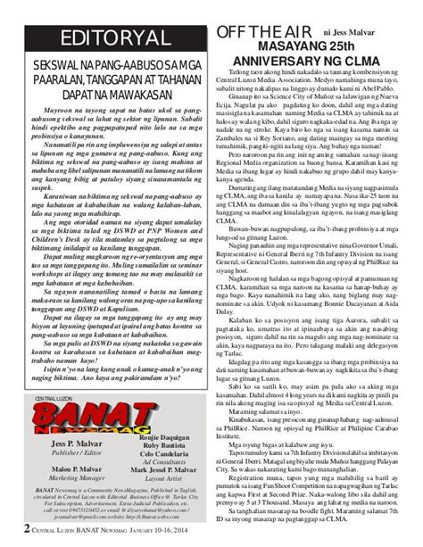 Halimbawa Ng Isang Editoryal Sample Script Sa Pagsulat Balita Matatas