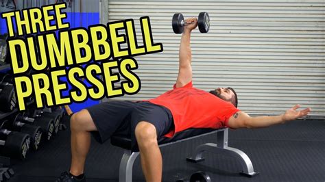 Target Inner Pecs 3 Flat Dumbbell Chest Exercises Youtube