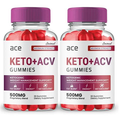 Ace Keto Acv Gummies Maximum Strength For Weight Management Apple Cider Vinegar 2 Month