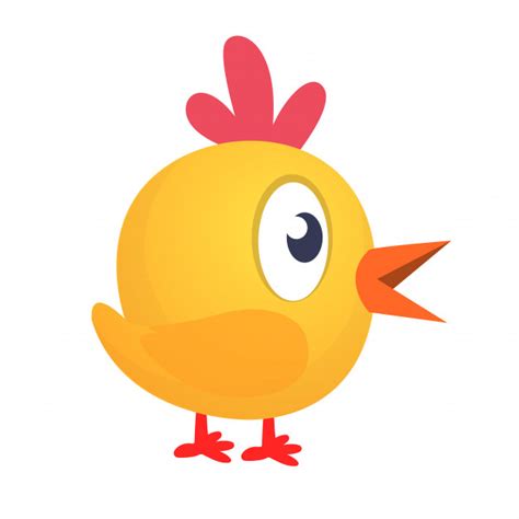 Cartoon Chicken Vector Premium Download